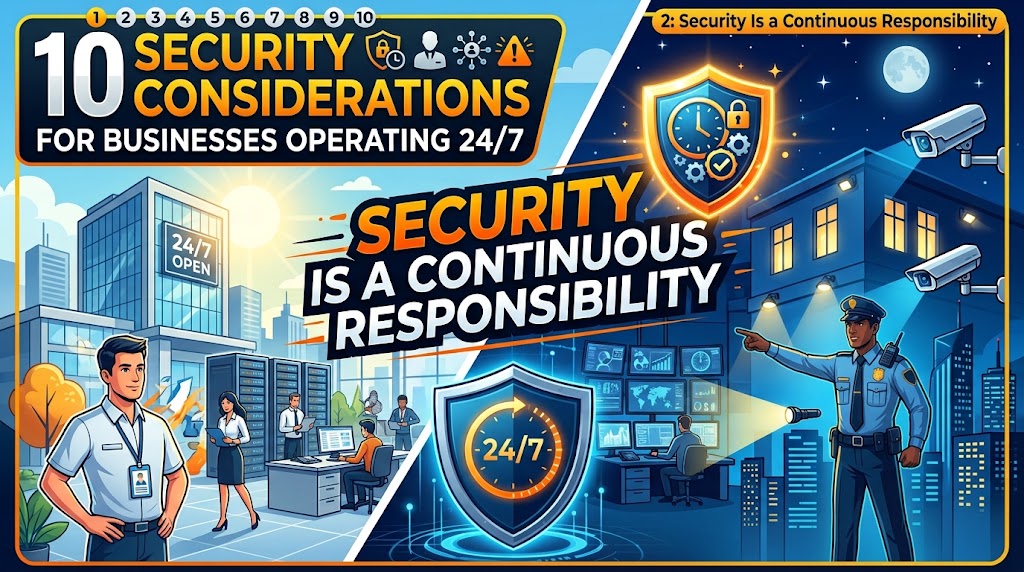 10 SECURITY CONSIDERATIONS FOR BUSINESSES OPERATING 24/7